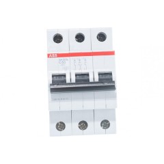 Автоматический выключатель ABB 3-полюсный SH203 C50 6кА (автомат электрический) 2CDS213001R0504