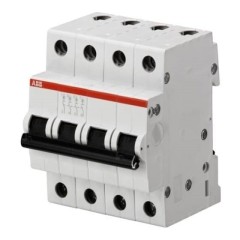 Автоматический выключатель ABB 4-полюсный SH204 C16 6кА (автомат электрический) 2CDS214001R0164