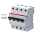 Автоматический выключатель ABB 4-полюсный SH204 C50 6кА (автомат электрический) 2CDS214001R0504