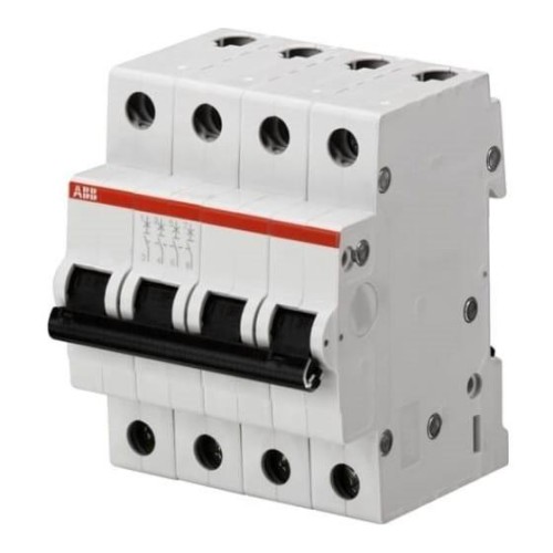 Автоматический выключатель ABB 4-полюсный SH204 C63 6кА (автомат электрический) 2CDS214001R0634