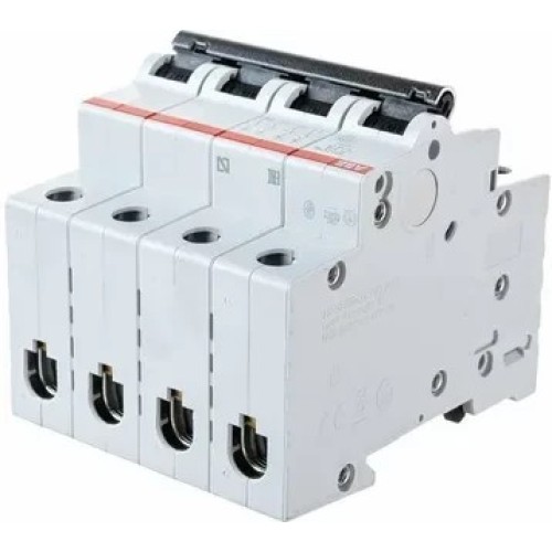 Автоматический выключатель ABB 4-полюсный SH204 C63 6кА (автомат электрический) 2CDS214001R0634