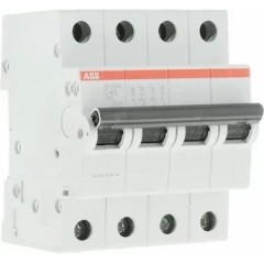 Автоматический выключатель ABB 4-полюсный SH204 C63 6кА (автомат электрический) 2CDS214001R0634