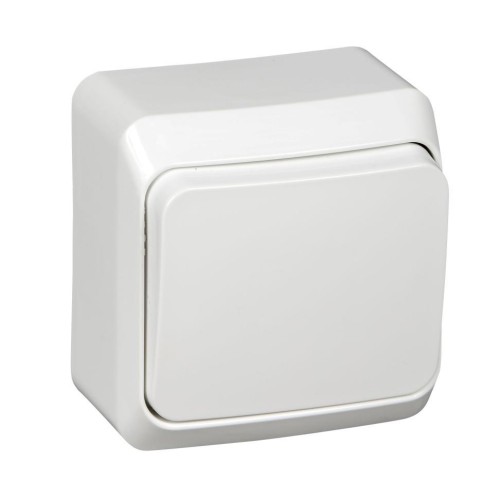 BA10-001B - ЭТЮД О/У 1-клавишный ВЫКЛЮЧАТЕЛЬ 10 АХ, БЕЛЫЙ, Россия, Systeme Electric