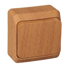 BA10-001T - ЭТЮД О/У 1-клавишный ВЫКЛЮЧАТЕЛЬ 10 АХ, БУК, Россия, Systeme Electric