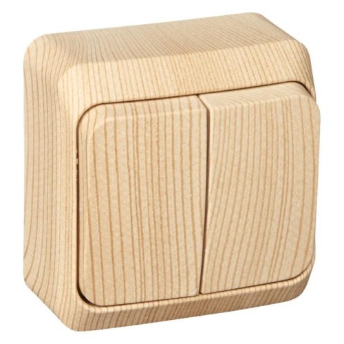 BA10-002D - ЭТЮД О/У 2-клавишный ВЫКЛЮЧАТЕЛЬ 10 АХ, СОСНА, Россия, Systeme Electric