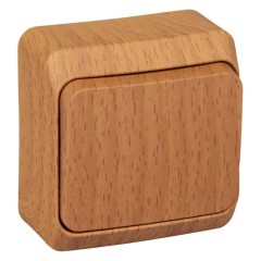 BA10-004T - ЭТЮД О/У 1-клавишный ПЕРЕКЛЮЧАТЕЛЬ 10 АХ, БУК, Россия, Systeme Electric