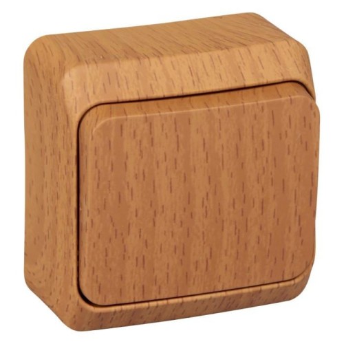 BA10-004T - ЭТЮД О/У 1-клавишный ПЕРЕКЛЮЧАТЕЛЬ 10 АХ, БУК, Россия, Systeme Electric