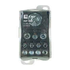 Блок распределительный КБР 400A на DIN-рейку и монтажную панель EKF PROxima