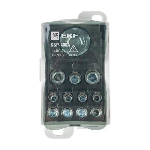 Блок распределительный КБР 400A на DIN-рейку и монтажную панель EKF PROxima