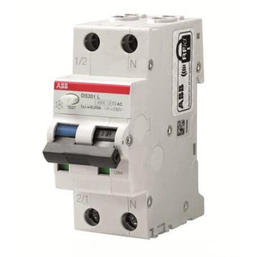 Дифференциальный автомат ABB DS201 C6А 30mA тип АС однофазный 6кА (2CSR255040R1064) (дифавтомат, АВДТ) 2CSR255080R1064
