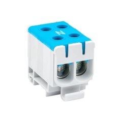 Двойная силовая вводная клемма EKF КСВ 16-50 синяя PROxima