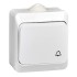 KA10-041B - ЭТЮД IP44 О/У ВЫКЛЮЧАТЕЛЬ с самовозвратом 10 АХ, БЕЛЫЙ, Россия, Systeme Electric