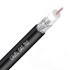 Кабель коаксиальный SAT 703 B 75 Ом Cu/Al/CuSn 75% черный бухта 100 м Cavel
