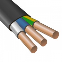 Кабель силовой ВВГ-Пнг(А)-LS 3х6 Коаксиал  медный плоский ГОСТ