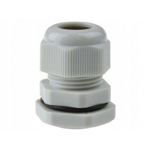 Кабельный ввод Elestarpro PG-16 (IP-68) пластиковый, уп/100шт, серый