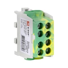 Клемма распределительная КСР 100А 2x25/2x16 с двойным винтом желто-зеленая EKF PROxima