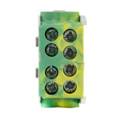 Клемма распределительная КСР 100А 2x25/2x16 с двойным винтом желто-зеленая EKF PROxima