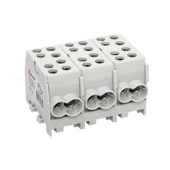 Клемма распределительная КСР 125А 2x35/2x25 с двойным винтом серая EKF PROxima