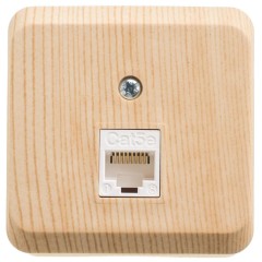 KOMA-001D - ЭТЮД О/У компьютерная РОЗЕТКА RJ45 кат.5е, СОСНА, Россия, Systeme Electric