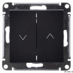 Механизм выключателя жалюзи 2-клавишного Systeme Electric Базальт, ATN001419