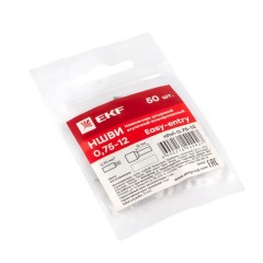 НШвИ 0.75-12 (50шт.) – наконечник штыревой втулочный изолированный EKF PROxima