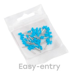 НШвИ 0,25-8 (100шт.) – наконечник штыревой втулочный изолированный EKF PROxima