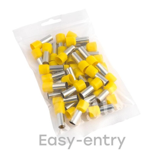 НШвИ 25,0-16 (100шт.) – наконечник штыревой втулочный изолированный EKF PROxima