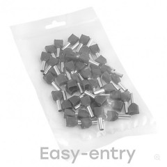 НШвИ(2) 4-12 (100шт.) – наконечник штыревой втулочный изолированный EKF PROxima