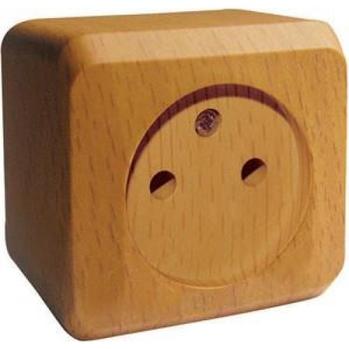 PA16-001T - ЭТЮД О/У РОЗЕТКА без заземления без шторок 16А 250B, БУК, Россия, Systeme Electric