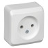 PA16-001T - ЭТЮД О/У РОЗЕТКА без заземления без шторок 16А 250B, БУК, Россия, Systeme Electric
