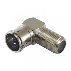 Переход гнездо F-гнездо TV угловой (уп/50шт) Rexant