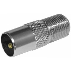 Переход гнездо F-штекер TV (уп/100шт) Rexant