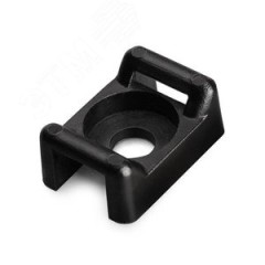 Площадка монтажная под винт ПМО 22*16 черна (уп/100шт) КВТ