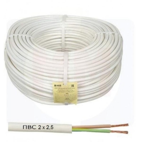 Провод ПВС 2х2.5 кв.мм ГОСТ КОАКСИАЛ