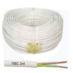 Провод ПВС 2х4 кв.мм ГОСТ КОАКСИАЛ