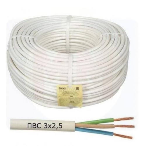 Провод ПВС 3х2.5 кв.мм ГОСТ КОАКСИАЛ