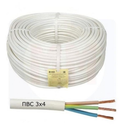 Провод ПВС 3х4 кв.мм ГОСТ  КОАКСИАЛ