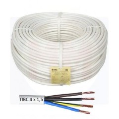 Провод ПВС 4х1.5 кв.мм ГОСТ  КОАКСИАЛ