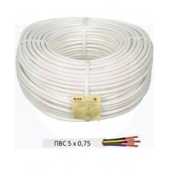 Провод ПВС 5х0.75 кв.мм ГОСТ