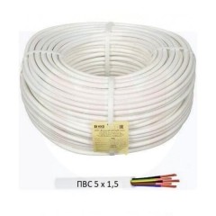 Провод ПВС 5х1.5 кв.мм ГОСТ КОАКСИАЛ