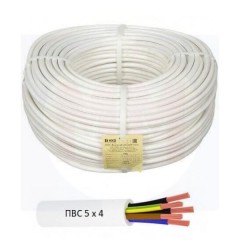 Провод ПВС 5х4 кв.мм ГОСТ  КОАКСИАЛ