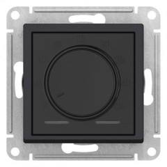 Quadro Терморегулятор для теплого пола с датчиком  4 метра, 16А(3680 Вт), КАРБОН