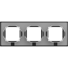 Рамка 3-постовая IP 45 КАРБОН, ATN441003
