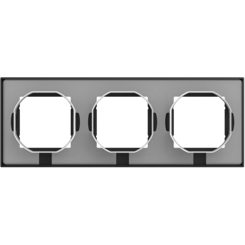 Рамка 3-постовая IP 45 КАРБОН, ATN441003