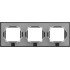 Рамка 3-постовая IP 45 КАРБОН, ATN441003