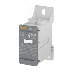 Распределительный блок DBL125 1 полюс 125А 1 шина на 8 присоединений 1SNL312510R0000 («Tyco»)