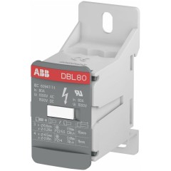 Распределительный блок DBL80 1 полюс 80 А 1 шина на 7 присоединений 1SNL308010R0000 («Tyco»)