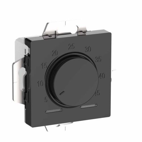 Термостат электронный для теплого пола, с датчиком, 10 A КАРБОН, ATN001035