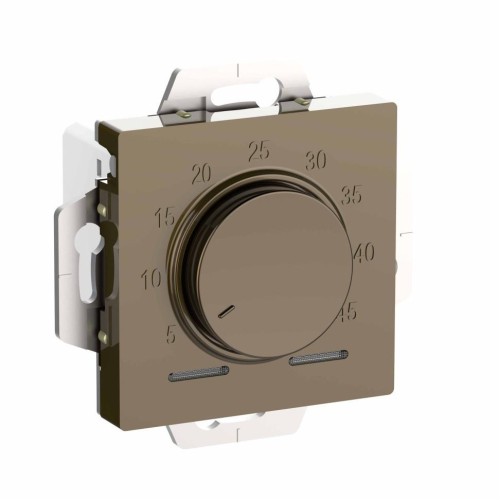 Термостат электронный для теплого пола, с датчиком, 10 A ШАМПАНЬ, ATN000535