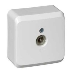 TVA-002B - ЭТЮД О/У телевизионная РОЗЕТКА, БЕЛЫЙ, Россия, Systeme Electric